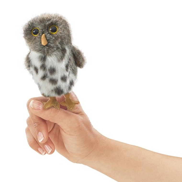 Spotted Owl Finger Puppet