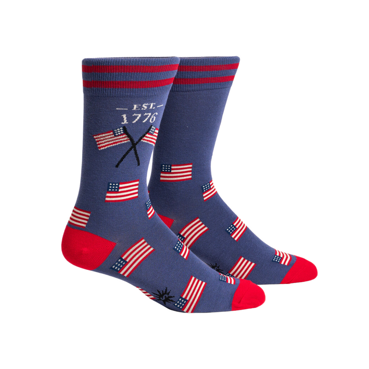 Est 1776 Men's Crew Socks