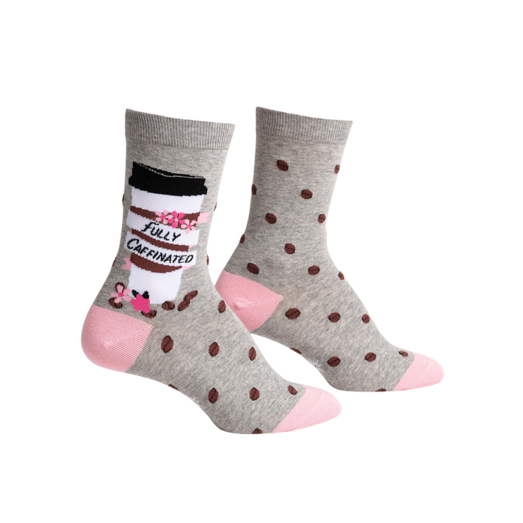 Fully Caffeinated Women's Crew Socks