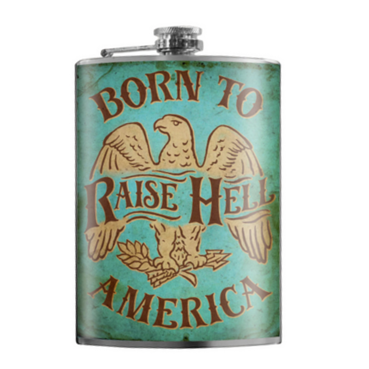 Born To Raise Hell Flask