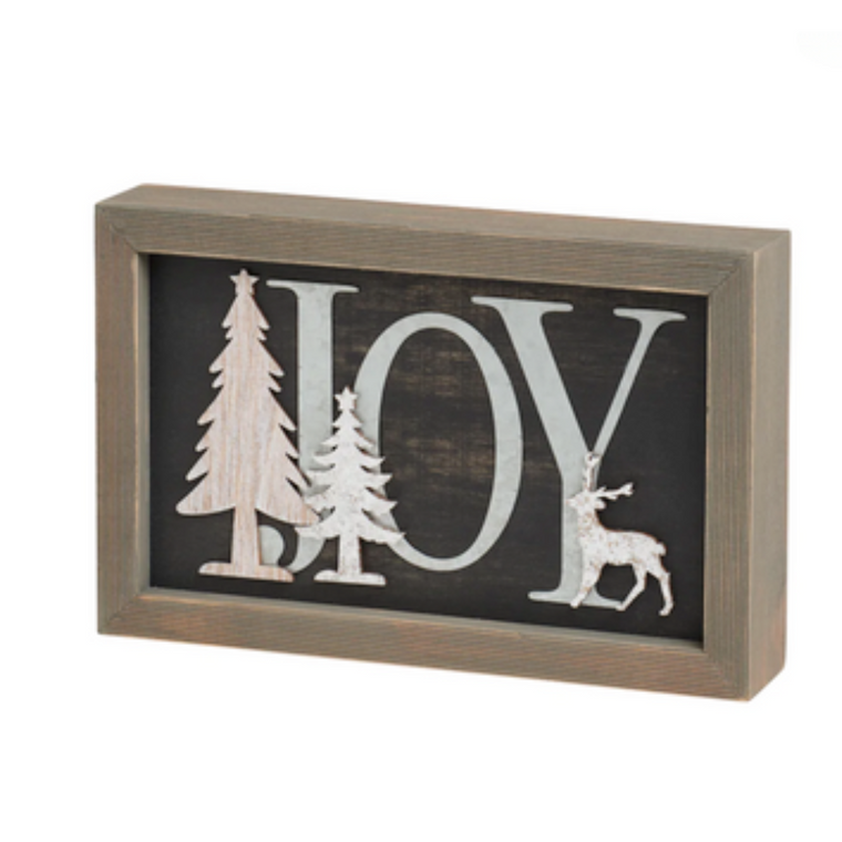 Joy Wood Sign