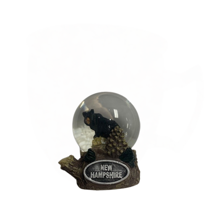 Small New Hampshire Bear Snow Globe