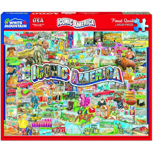 Iconic America 1000 Piece Puzzle