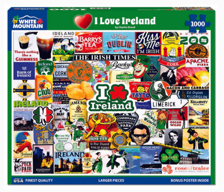I Love Ireland 1000 Piece Puzzle
