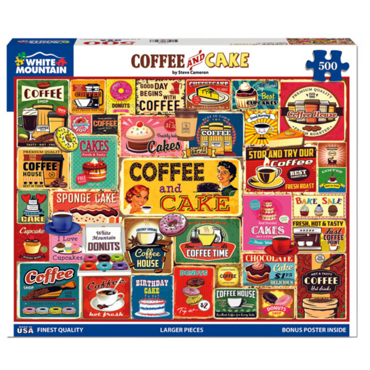 Coffee & Cake 500 Piece Puzzle