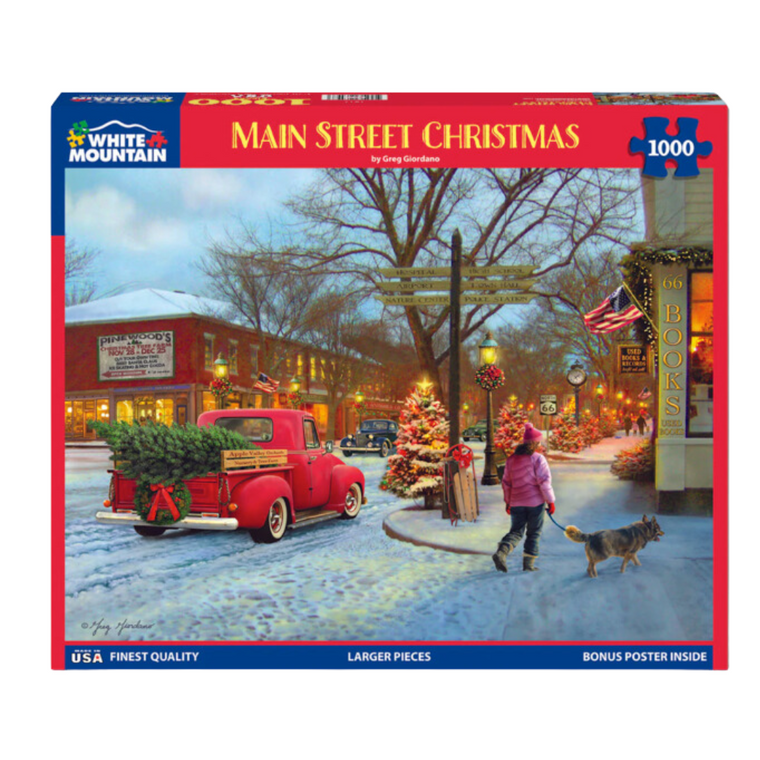 Main Street Christmas 1000 Piece Puzzle