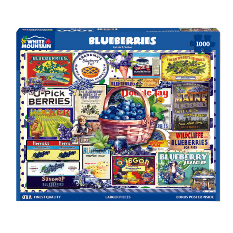 Blueberries 1000 Piece Puzzle