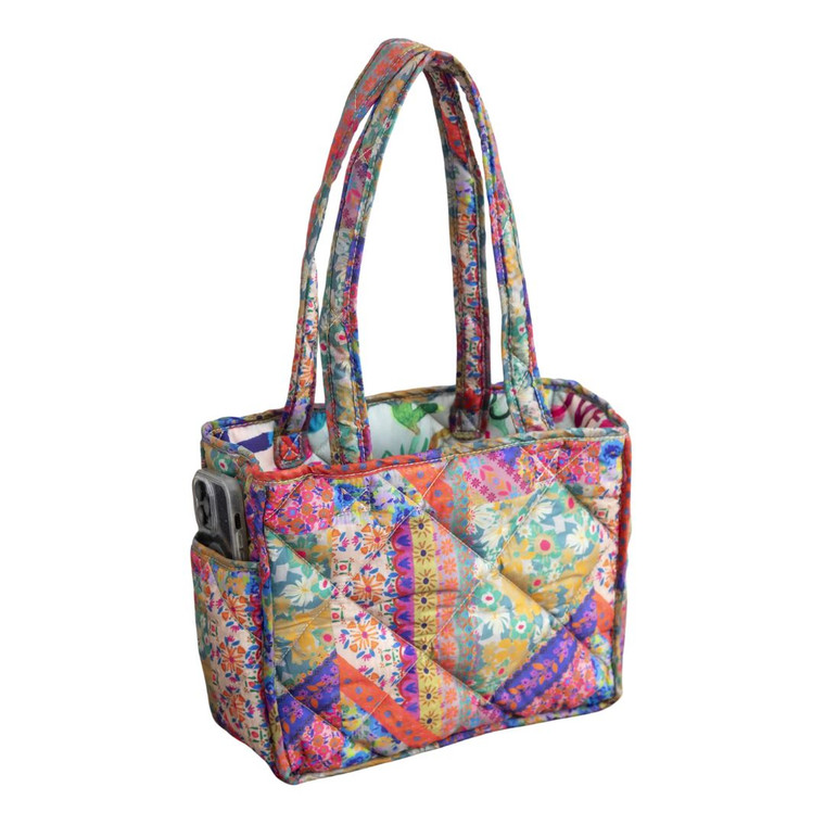 Reversible Puffy Tote Love