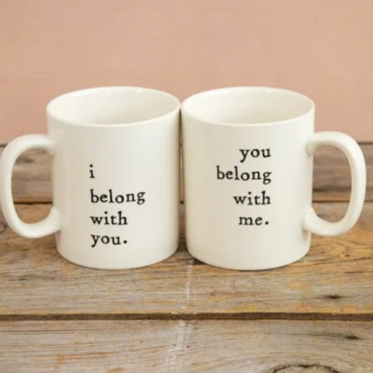 I Belong With You Mug Set