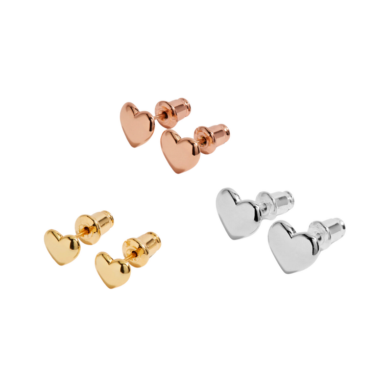 Florence Graduating Hearts Earrings Set