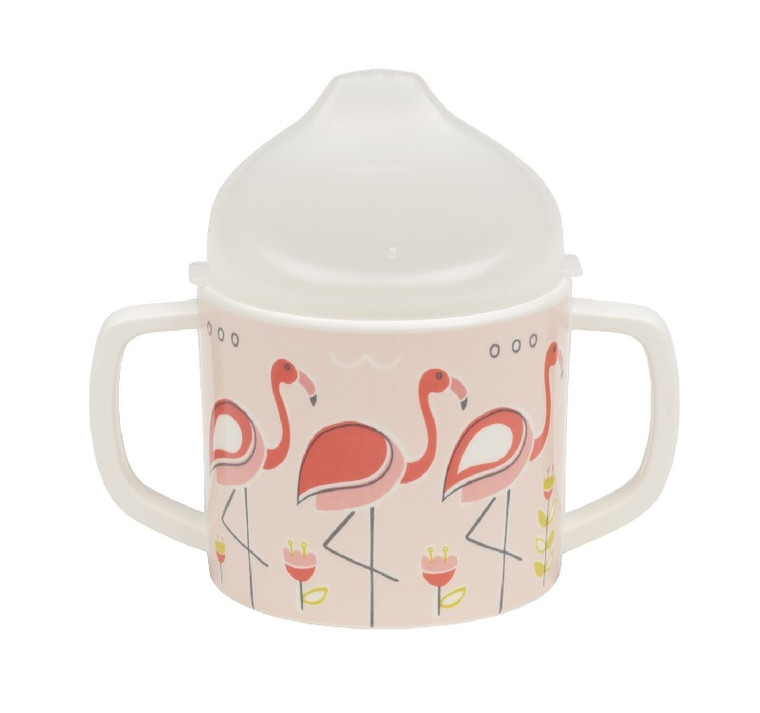 Sugarbooger Flamingo Sippy Cup