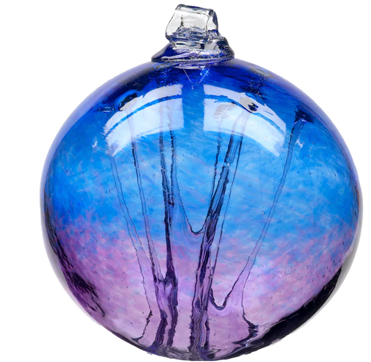 Olde English Witch Ball - Cobalt / Purple