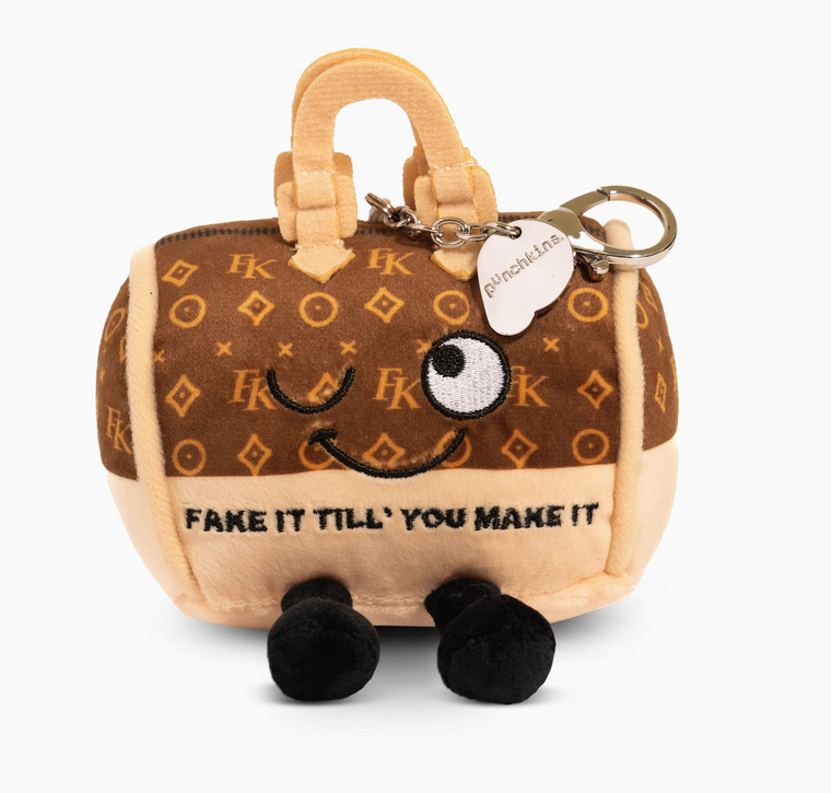Fake it Till You Make it Handbag Plush Bag Charm