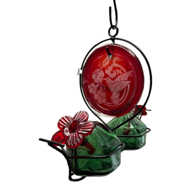 Bouquet Deluxe 2 With Red Medallion - Green