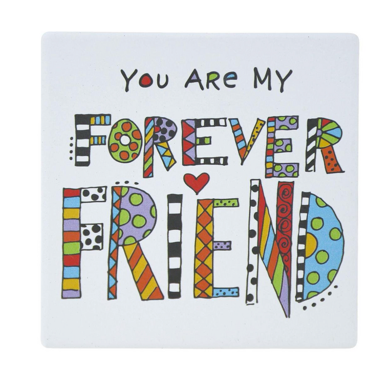 Cuppa Doodles Forever Friend Coaster