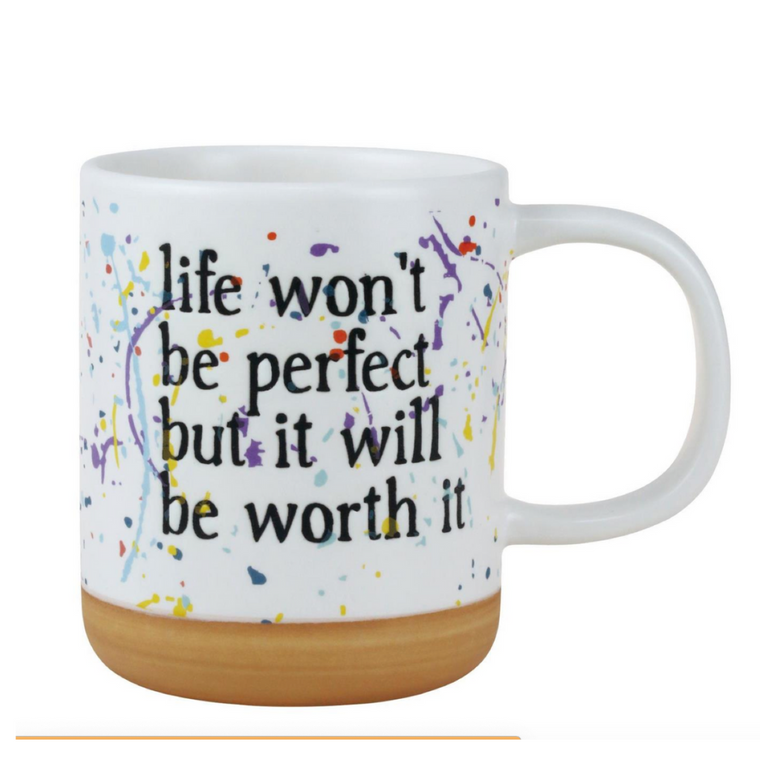 Not Perfect Splatter Mug