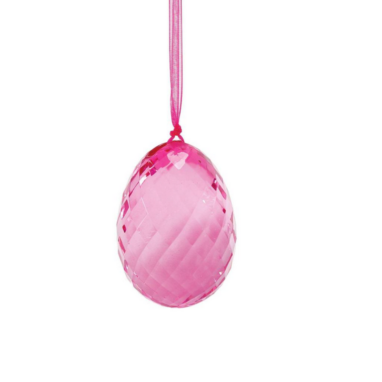 Egg Ornament - Pink