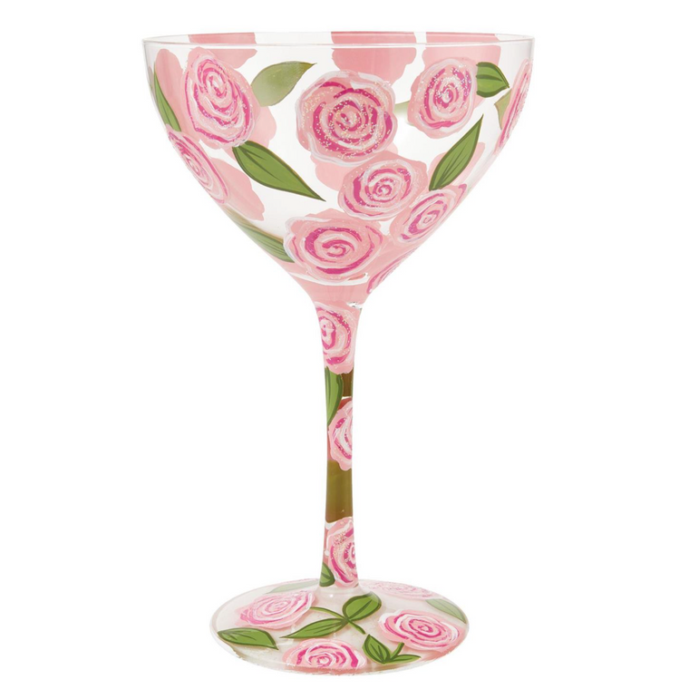 Vodka Rose Punch Cocktail Glass