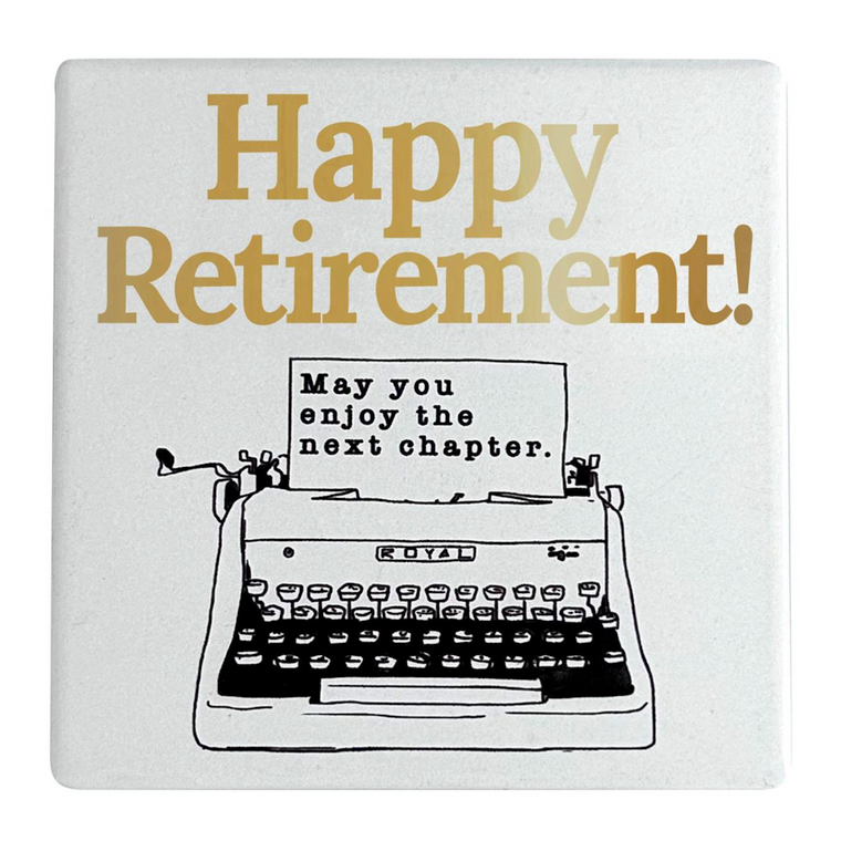 Happy Retirement Coaster