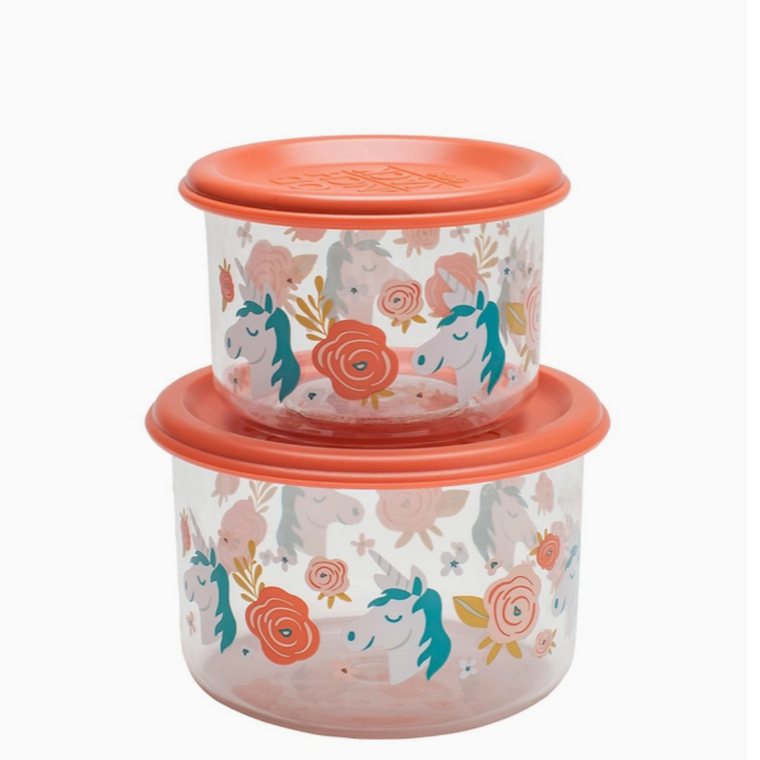 Sugarbooger Good Lunch Snack Containers - Unicorn - Small