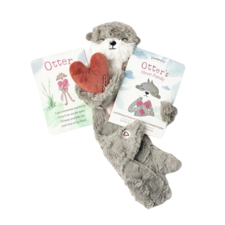 Otter Snuggler With Board Book