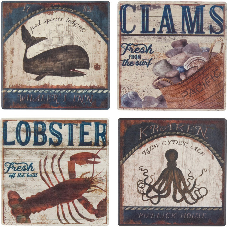 Kraken Lobster - Coaster Set