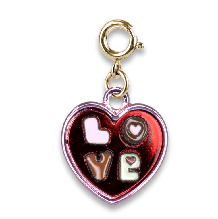 Gold Box of Chocolates Charm