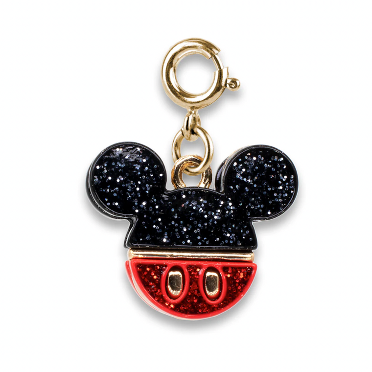 Gold Glitter Mickey Mouse Icon Charm