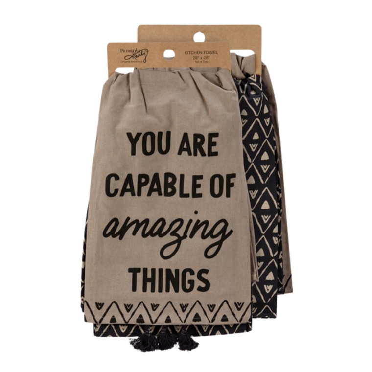 Capable Of Amazing Things Dish Towel Set