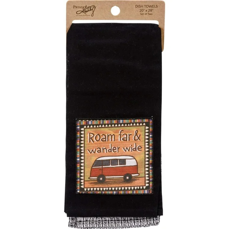 Roam Far & Wander Wide Dish Towel Set