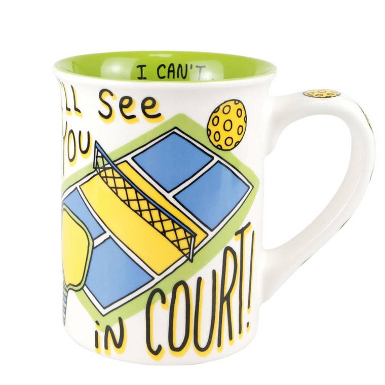 Pickleball Court Mug