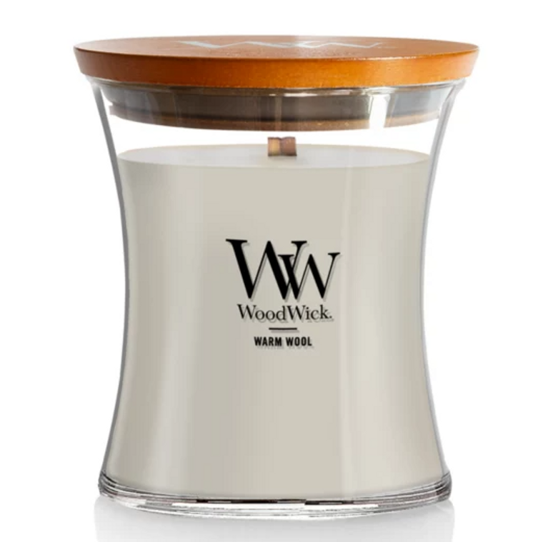 Warm Wool Hourglass Candle- Medium