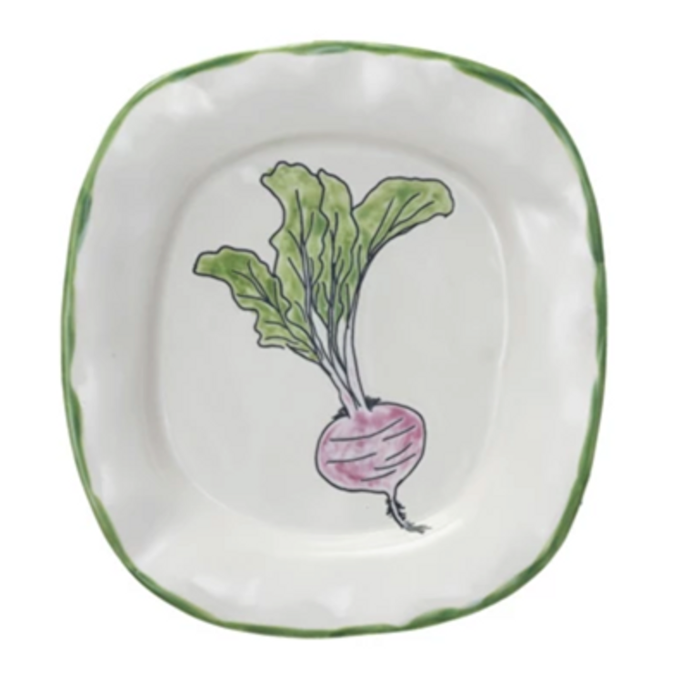 Stoneware Plate - Turnip