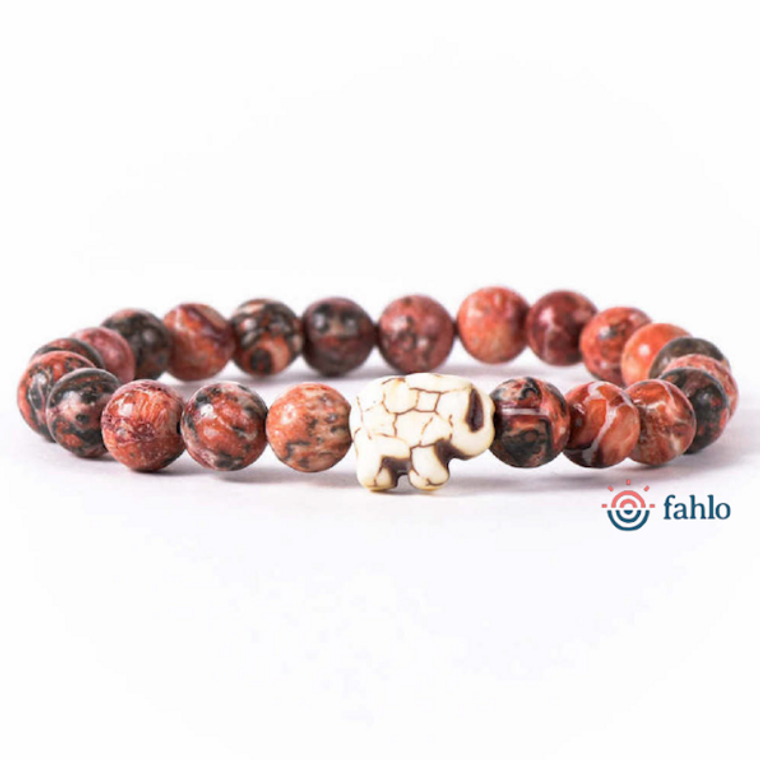 Fahlo Elephant Tracking Bracelet - Desert Stone