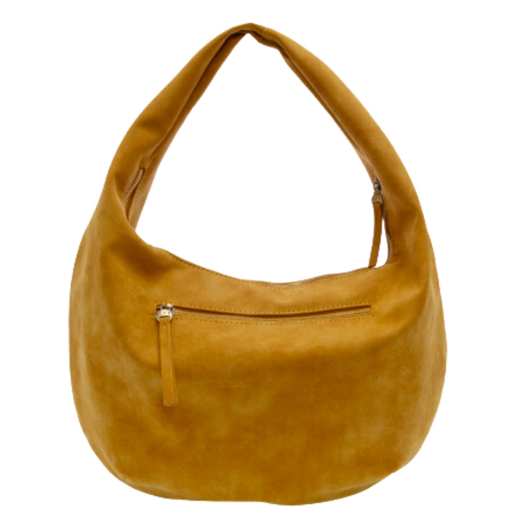 Bianca Soft Crescent Shoulder Bag - Peanut