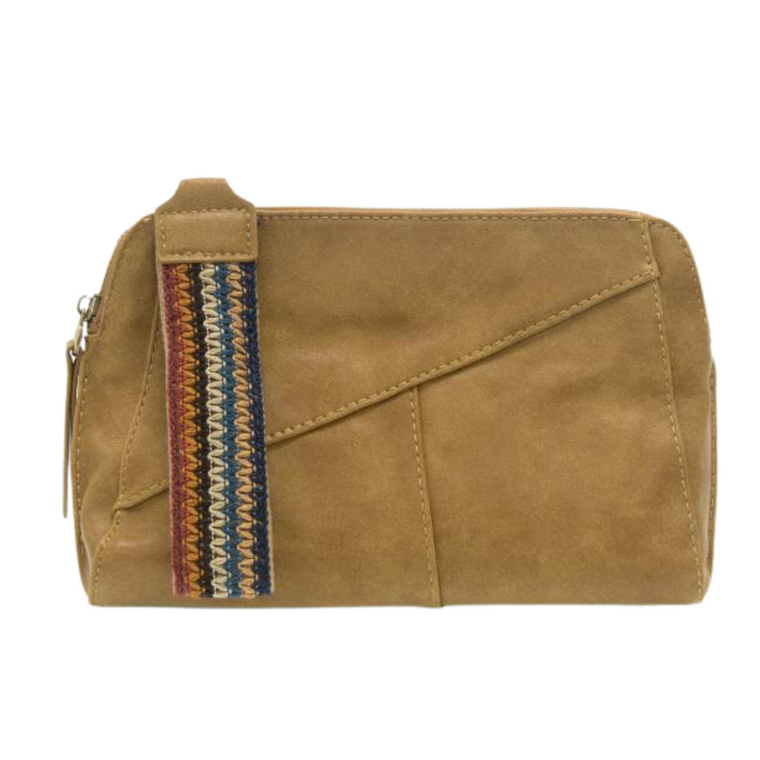 Gigi Crossbody With Woven Wrist Strap - Spicy Mustard