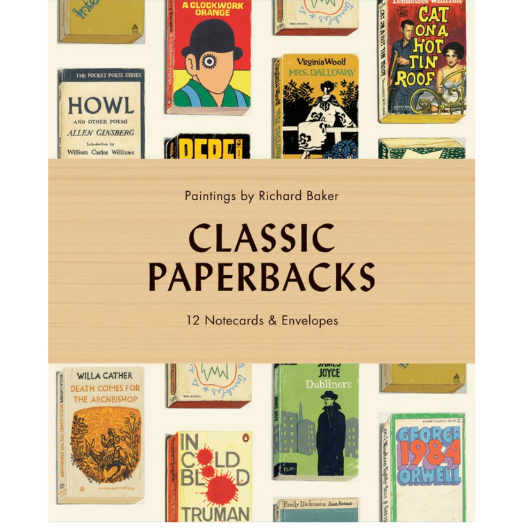 Classic Paperbacks: Notecards and Envelopes