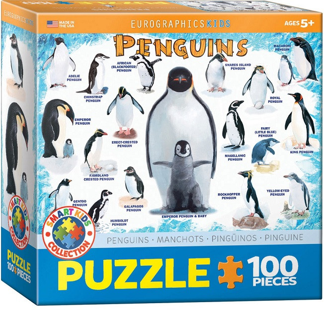 Penguins 100 Piece Puzzle