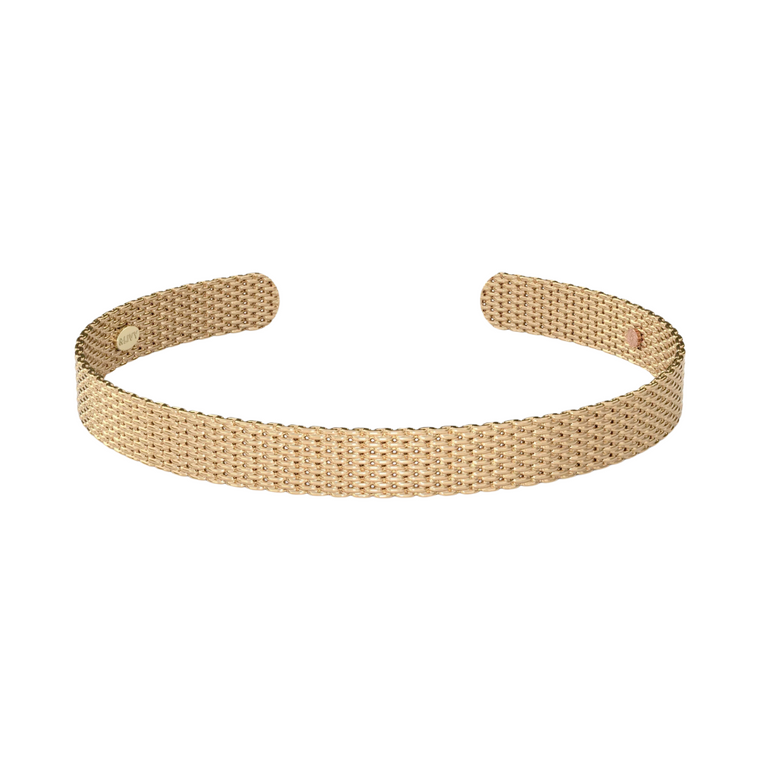 Regular Metalystic Mesh Cuff - Platinum Gold