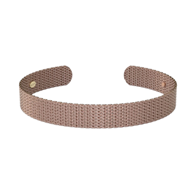 Bold Metalystic Mesh Cuff - Platinum Rose Gold