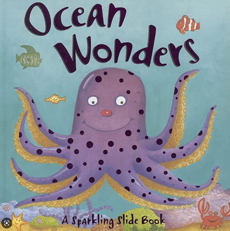Ocean Wonders Sparkling Slide Book
