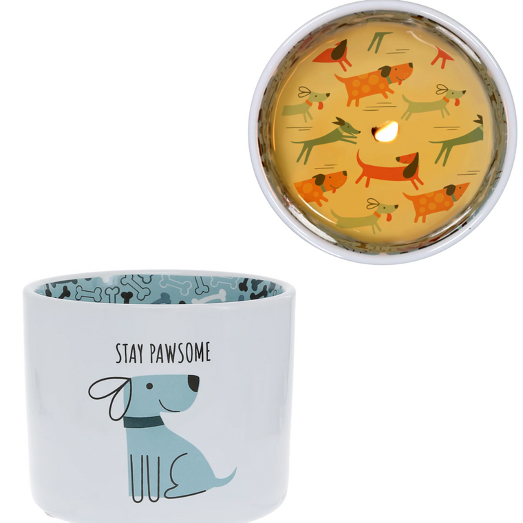 Stay Pawsome  Candle
