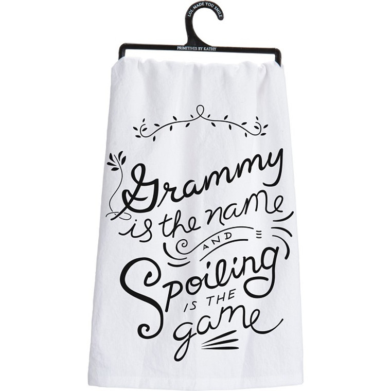 Grammy Is The Name Spoiling Dish Towel