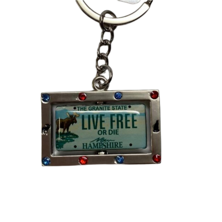 NH license framed Key Chain