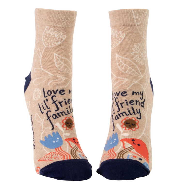 Women's Ankle Sock Friend Family\