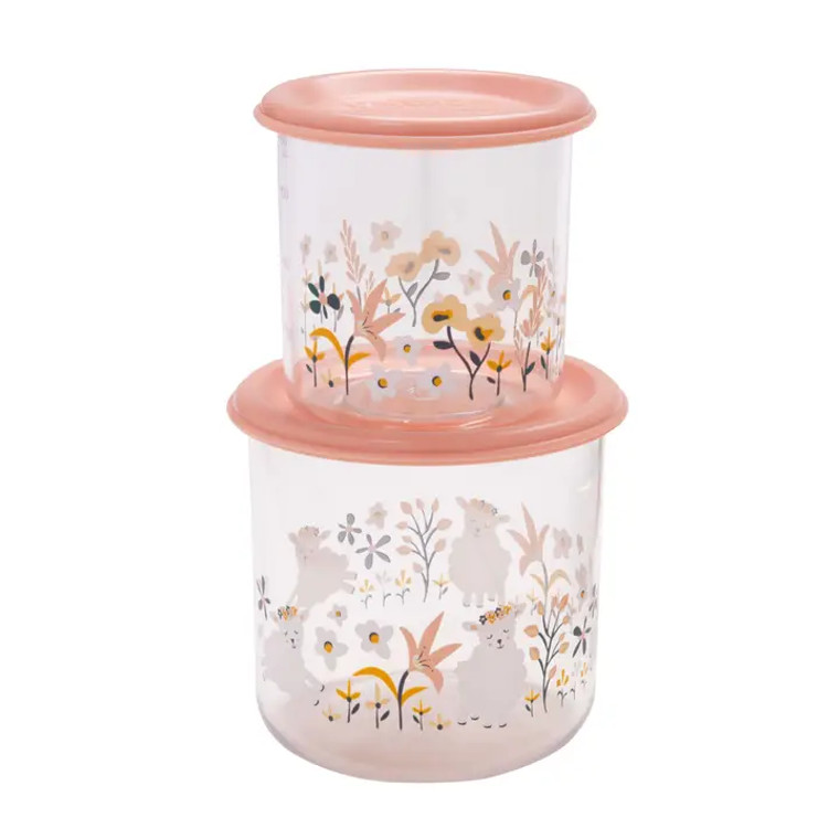 Lily the Lamb Good Lunch Snack Containers
