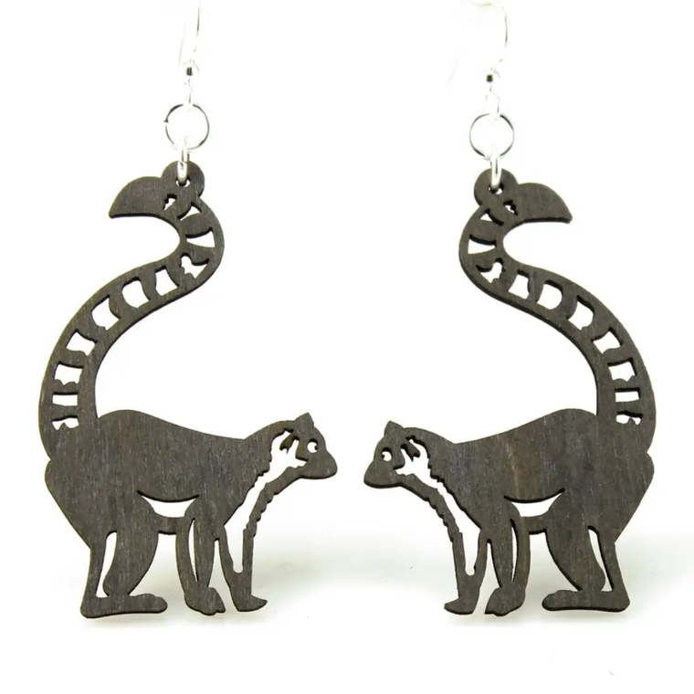 Long Tailed Lemur Earrings