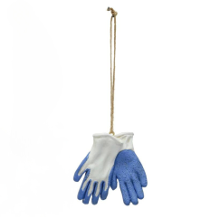 Dipped Blue Glove Resin Ornament