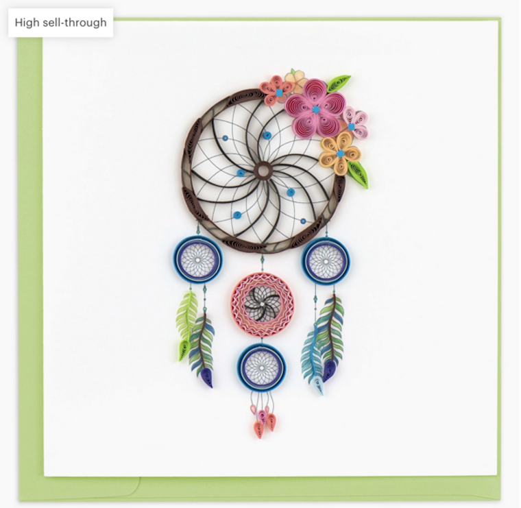 Dreamcatcher Quilling Card