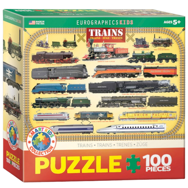 Trains 100 Piece Puzzle